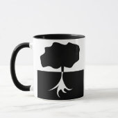 Mug Arbre Noir et Blanc Arbre (Gauche)