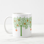 Mug Arbre orange stylisé (Gauche)