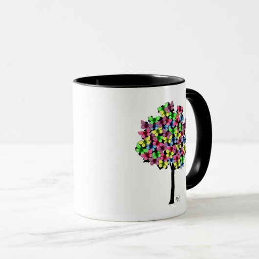 Mug Arbre papillon (Devant droit)