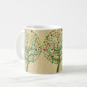 Mug Arbre Rustique de la vie Ado Godgirl Personnalisé (Devant gauche)
