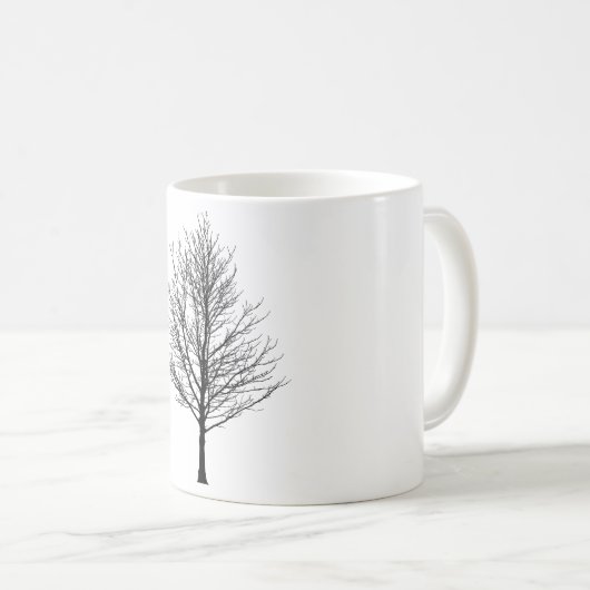 Mug Arbre sans feuille (Devant droit)