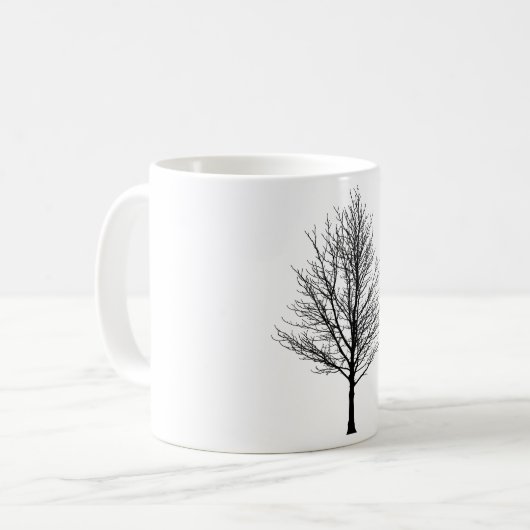 Mug Arbre sans feuille (Devant gauche)
