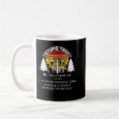 Mug Arbre Stupide Définition Sunset Funny Disque Frisb (Gauche)