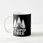 Mug Arbre stupide drôle Disc Golf Frolf _2 (Gauche)