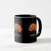 Mug Arbre Vibes d'automne (Devant droit)