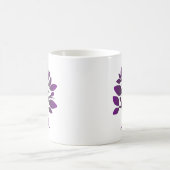 Mug Arbre Violet Perpétuel Amour Ligne Infinie Art (Centre)