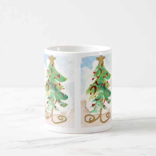 Mug Arbre Xmas tourbillonnant (Centre)