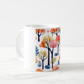 Mug Arbres à l'aquarelle (Devant gauche)