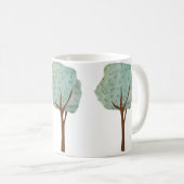 Mug Arbres aquarelles (Devant droit)