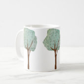 Mug Arbres aquarelles (Devant gauche)