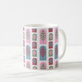 Mug Arbres Art déco plus grands (Devant droit)