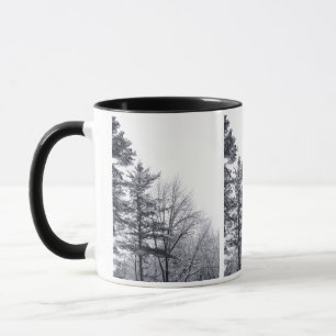 Mug Arbres couverts de neige : Verticaux