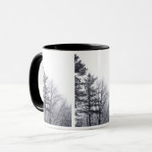 Mug Arbres couverts de neige : Verticaux (Devant gauche)