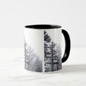 Mug Arbres couverts de neige : Verticaux (Devant droit)