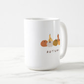 Mug Arbres d'automne minimalistes (Devant droit)