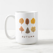 Mug Arbres d'automne minimalistes (Gauche)