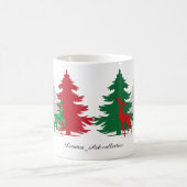 Mug arbres de couleur de Noël (Centre)