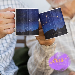 Mug Arbres de la Nuit étoilée Or Constellation du zodi