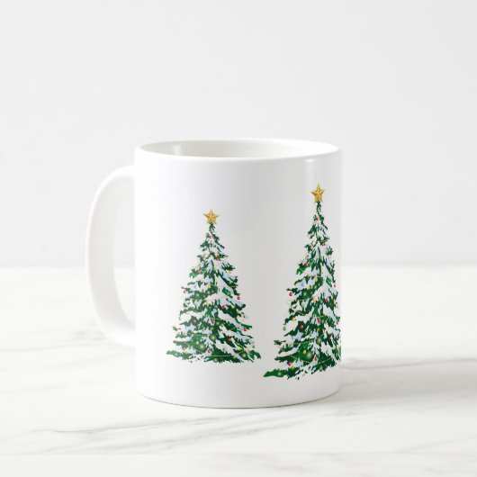 Mug Arbres de Noël (Devant gauche)
