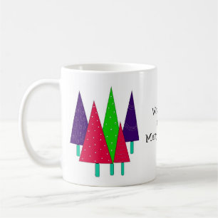 Mug Arbres de Noël lunaires