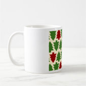 Mug Arbres de Noël Motif de vacances (Gauche)