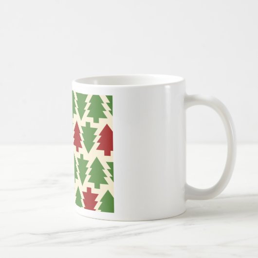 Mug Arbres de Noël Motif de vacances (Droite)