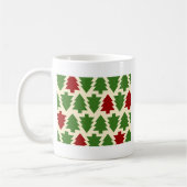 Mug Arbres de Noël Motif de vacances (Gauche)