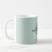 Mug Arbres de Noël rose Mint Gold Stars (Gauche)