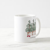 Mug Arbres De Noël Rustiques Cette Saison (Devant droit)