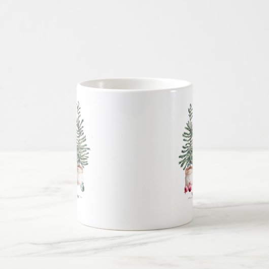 Mug Arbres De Noël Rustiques Cette Saison (Centre)