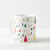 Mug Arbres de Noël scandinaves Abstraits (Devant gauche)