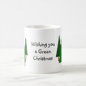 Mug Arbres de Noël verts (Centre)