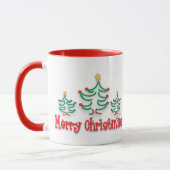 Mug Arbres de Noël "Whimsical" (Gauche)
