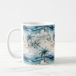 Mug Arbres de palmiers tropicaux festifs Ornements de
