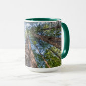 Mug Arbres de séquoia | Comté de Marin, Californie (Devant droit)
