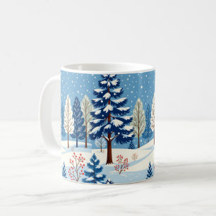Mug Arbres d'hiver dans la neige