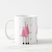 Mug Arbres fantaisistes roses (Gauche)