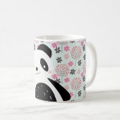 Mug Arbres, fleurs, et ours panda (Devant droit)