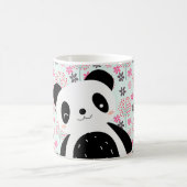Mug Arbres, fleurs, et ours panda (Centre)