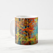 Mug Arbres forestiers colorés lumineux d'automne (Devant gauche)