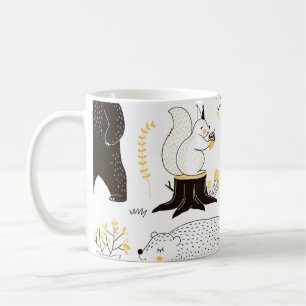 Mug Arbres forestiers d'automne Motif Feuille
