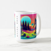 Mug Arbres noirs | Bigfoot Disc Golf Humour (Devant droit)