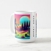 Mug Arbres noirs | Bigfoot Disc Golf Humour (Devant gauche)
