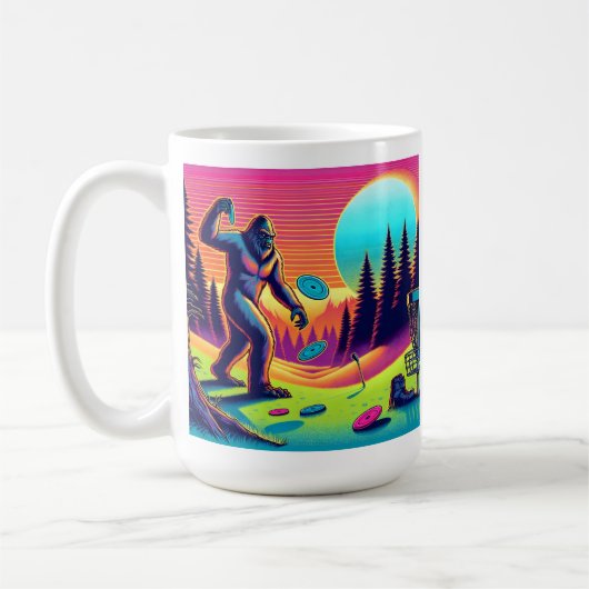 Mug Arbres noirs | Bigfoot Disc Golf Humour (Gauche)