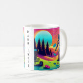 Mug Arbres noirs | Bigfoot Disc Golf Humour (Devant droit)