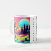 Mug Arbres noirs | Bigfoot Disc Golf Humour (Devant gauche)