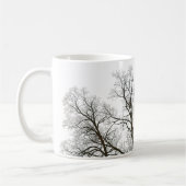 Mug Arbres nus et ciel Cool Design naturel (Gauche)