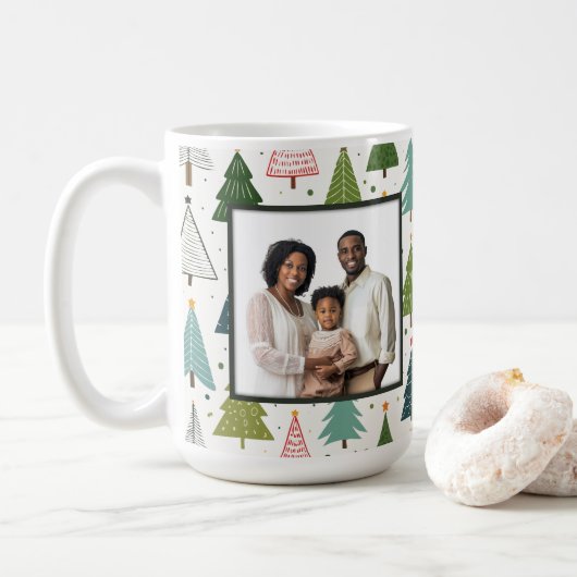 Mug Arbres rétro (Avec donut)