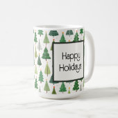 Mug Arbres rétro (Devant droit)