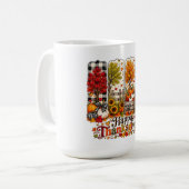 Mug Arbres rustiques d'automne et de potiron de Thanks (Devant gauche)